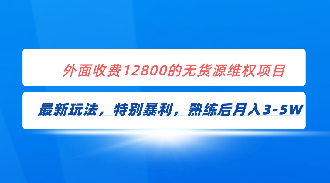 fy1716期-全网首发！外面收费12800的无货源维权最新暴利玩法，轻松月入3-5W