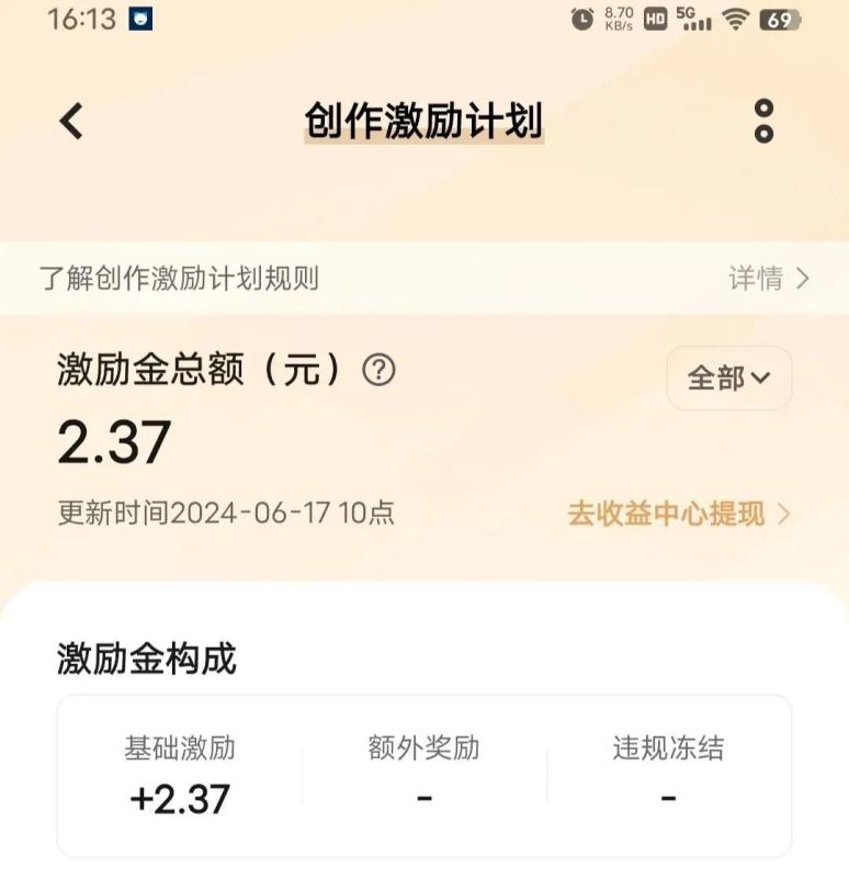 直接搬运视频玩法，新平台无门槛0粉即可参与，1万播放有十块以下收益！