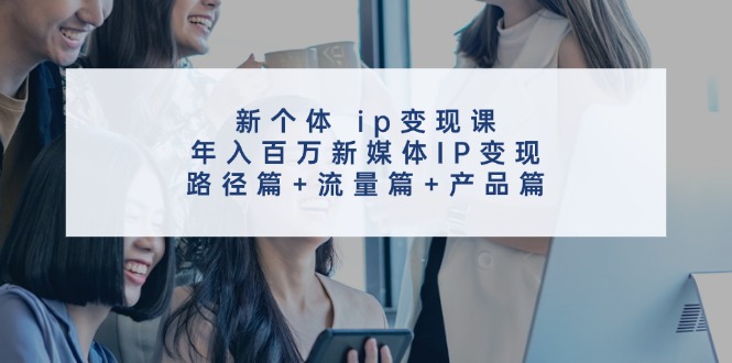 FY4708期-新个体ip变现课，年入百万新媒体IP变现，路径篇+流量篇+产品篇