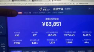 （14509期）抖音破价直播，靠不露脸读稿子， 日入多张，100%起号